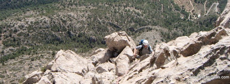 escalada Puig Campana 5 SERAC COMPAÑÍA DE GUÍAS