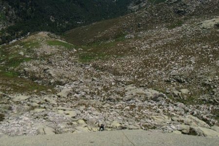 escalada Peña Gallina Espaldar Galayos Gredos 3 SERAC COMPAÑÍA DE GUÍAS
