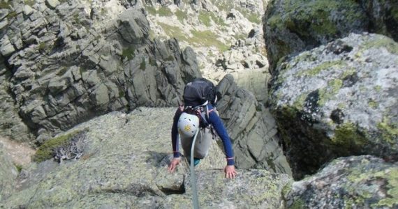escalada 4 Alta Ruta Maliciosa Guadarrama Madrid SERAC COMPAÑÍA DE GUÍAS