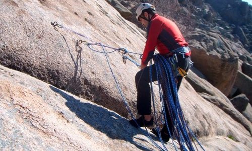 Curso escalada varios largos 9 SERAC COMPAÑÍA DE GUÍAS