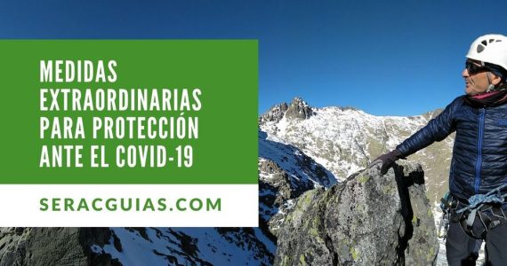 proteccion covid-19 montaña SERAC COMPAÑÍA DE GUÍAS